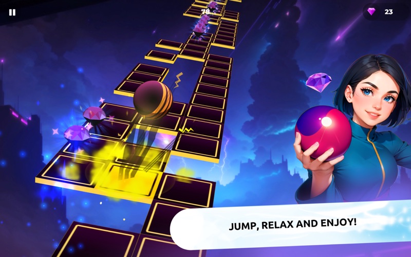 Ball Road Jump: Line Smash Screenshot