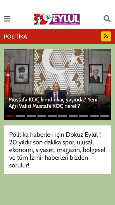 Gazete 9 Eylül Screenshot