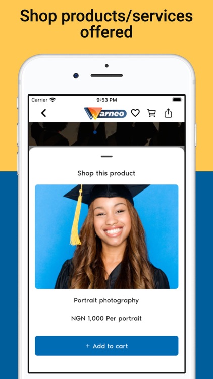 Warneo: Find vendors near you