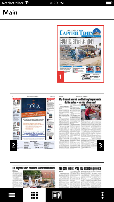 AZ Capitol Times Screenshot