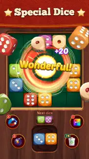 woody dice merge puzzle iphone screenshot 3