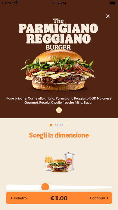 Burger King Italia Screenshot