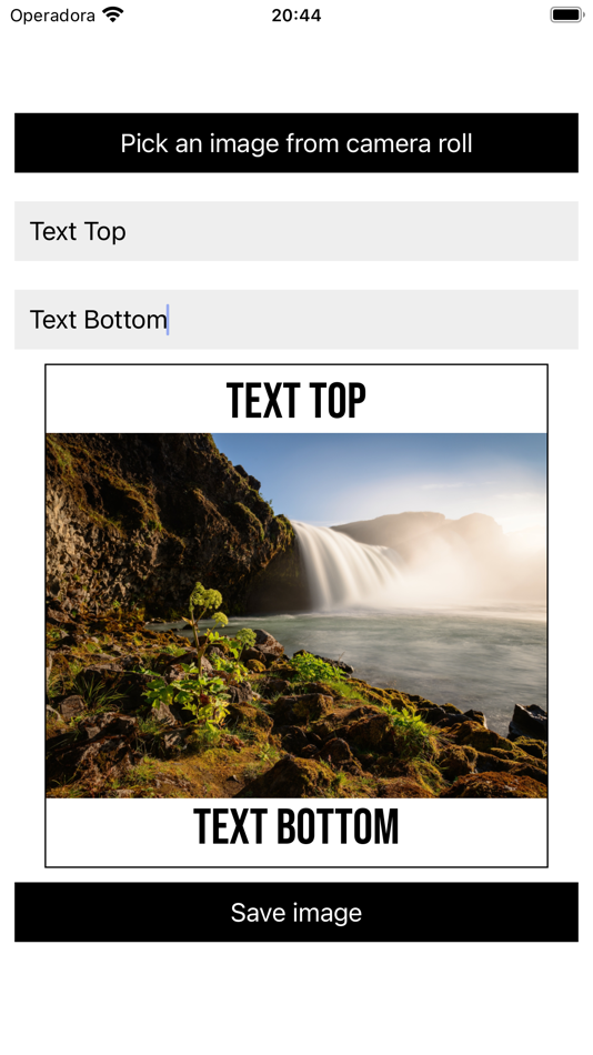 #2. Meme Generator App (iOS) By: Cleto May