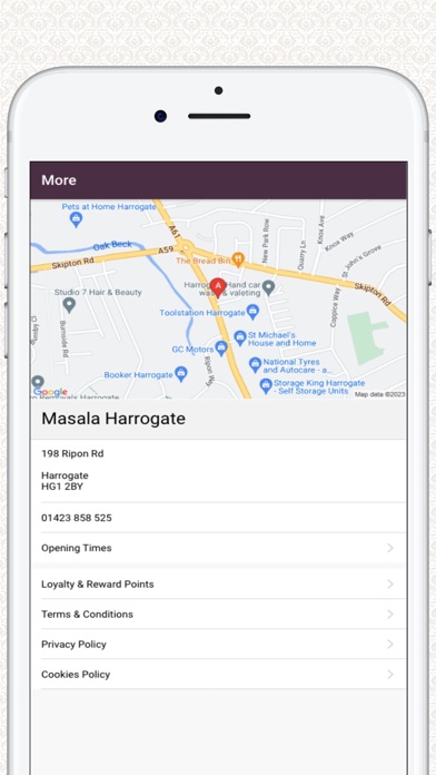 Masala Harrogate Screenshot