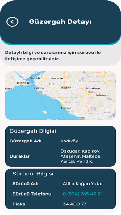 Tekeli Tur Servis Sistemi Screenshot