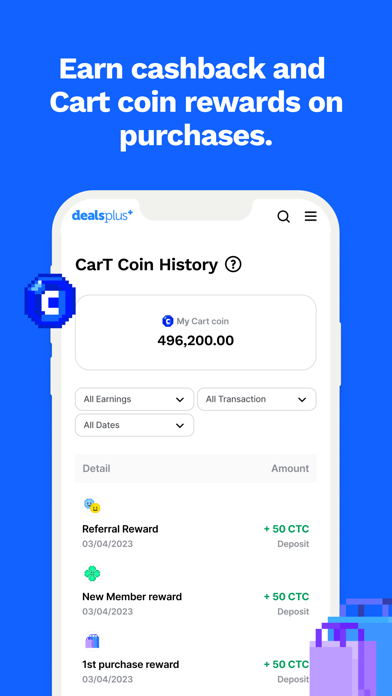 Deals+ Cashback & Free Coupons Screenshot