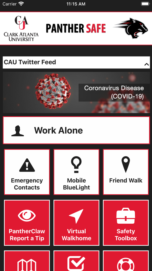 #1. Panther Safe - CAU (iOS) 由: Clark Atlanta University, INC.