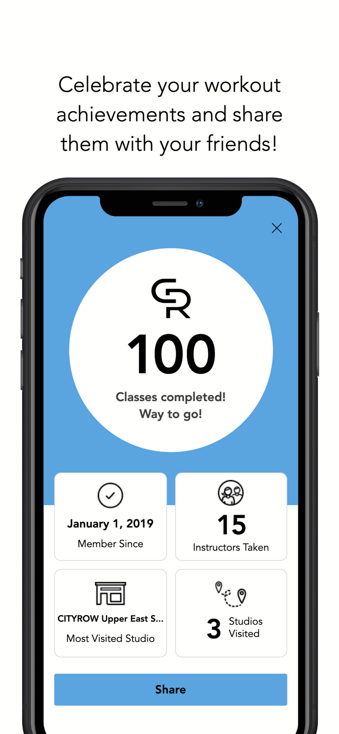 CITYROW Studios group fitness