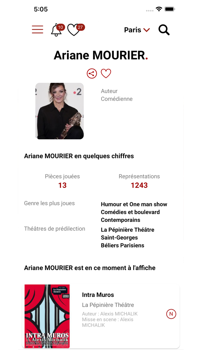 Theaters and producers TPA.FR