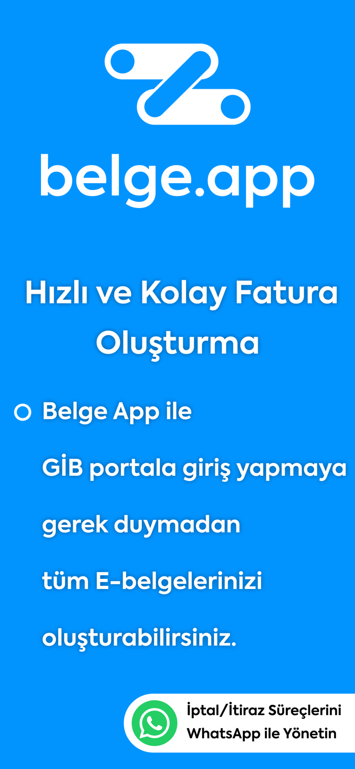 Belge App - E-Arşiv Portal