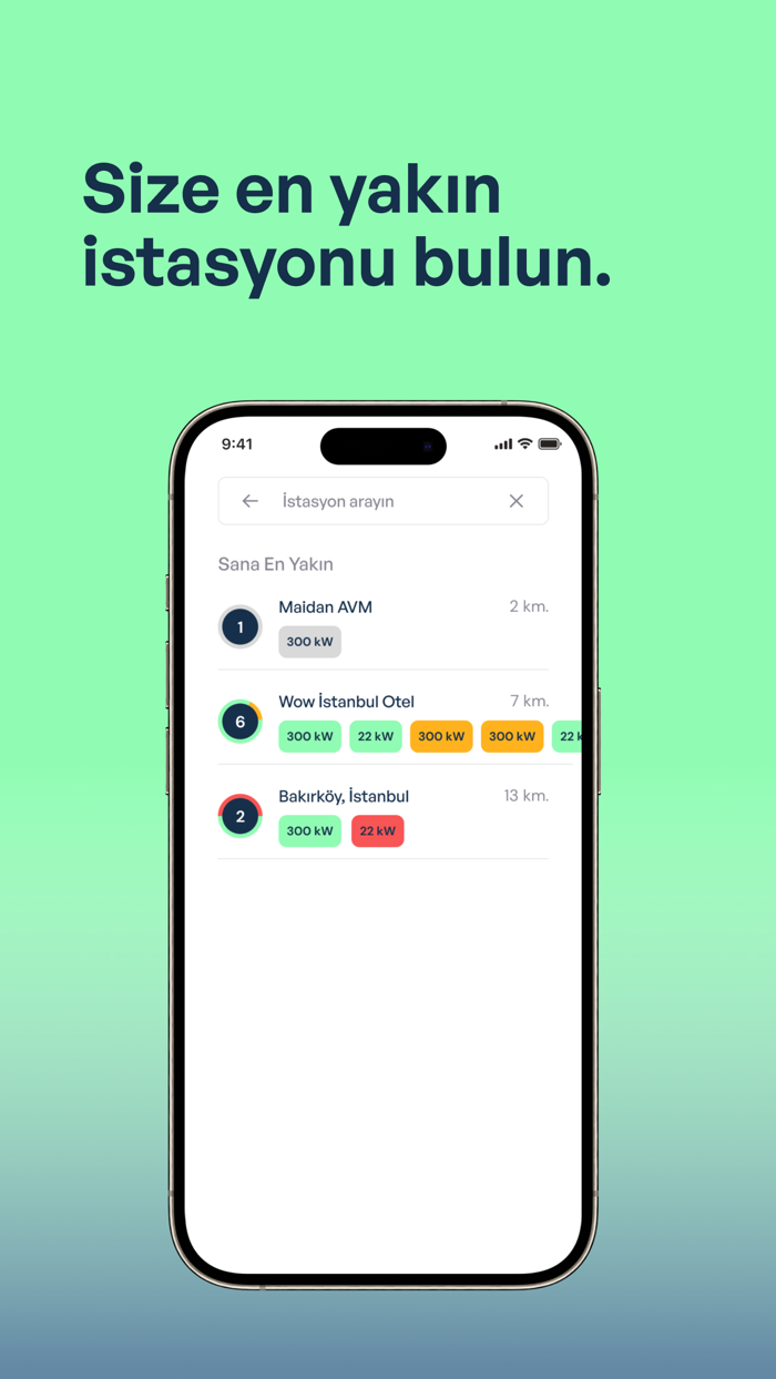 GioEV Araç Şarj İstasyon Ağı