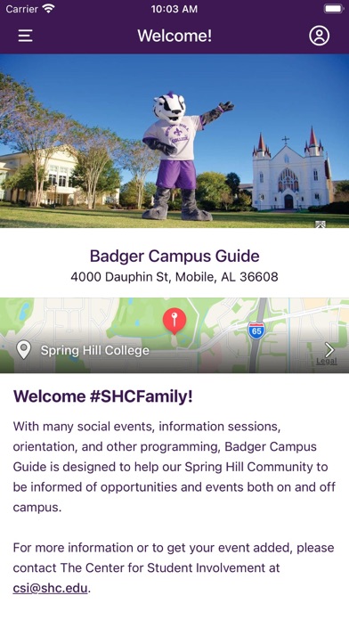 Spring Hill College Screenshot