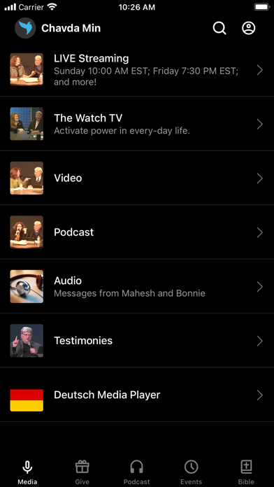 Chavda Ministries Screenshot