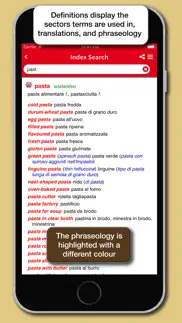 dizionario di gastronomia iphone screenshot 4