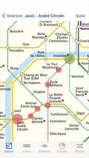 metro paris subway iphone screenshot 2