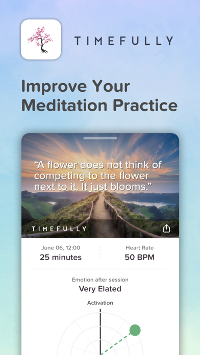 Screenshot #1 pour Timefully • Meditation Timer