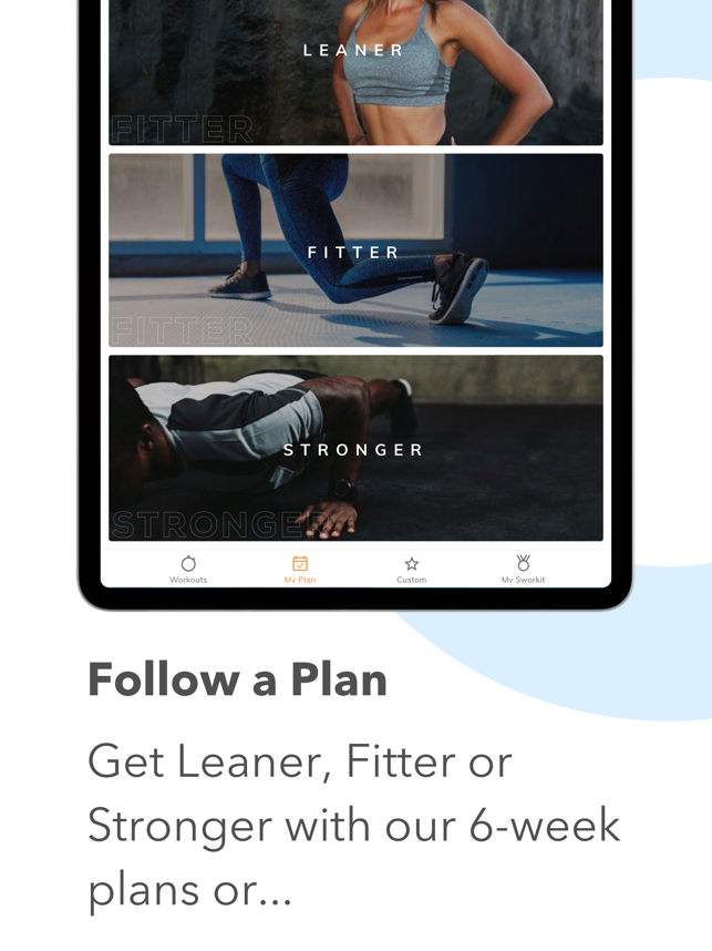 ‎Sworkit Fitness & Workout App Screenshot