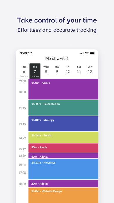 Timeular: Time Tracking Screenshot