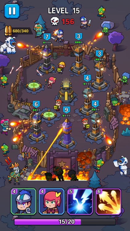 Merge Tower Defense-Zombie War screenshot-3