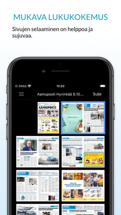 Aamuposti, päivän lehti Screenshot