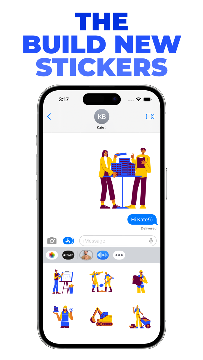 The Build New stickers