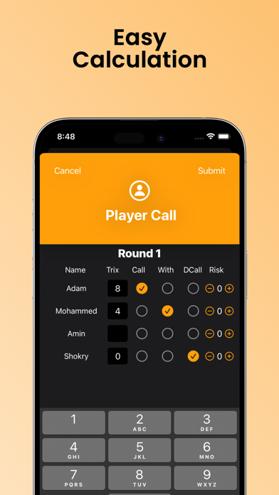 Bola - Estimation Calculator Screenshot