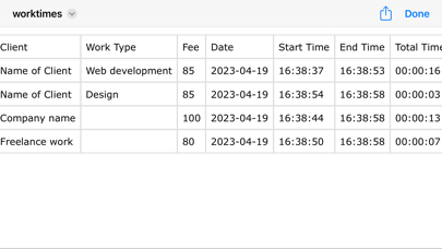 TimeTrackInvoicer Screenshot