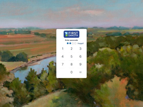 First Dakota iPad screenshot 2 - Finance app