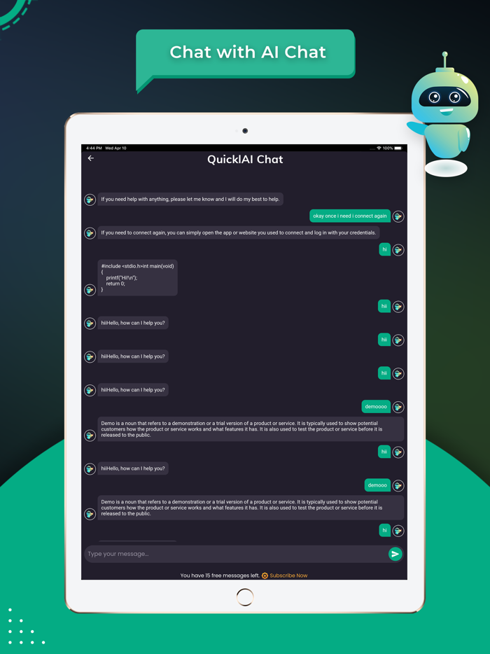 QuicklAI -  AI Chatbot