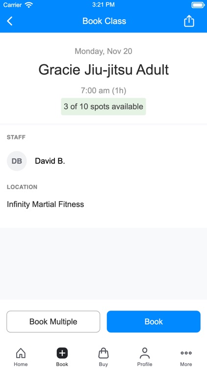 Infinity: Martial Fitness