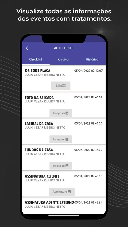 Aplicativo do alarme screenshot-4