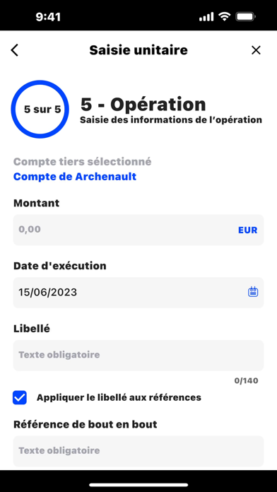 Cegid Relations Bancaires Screenshot