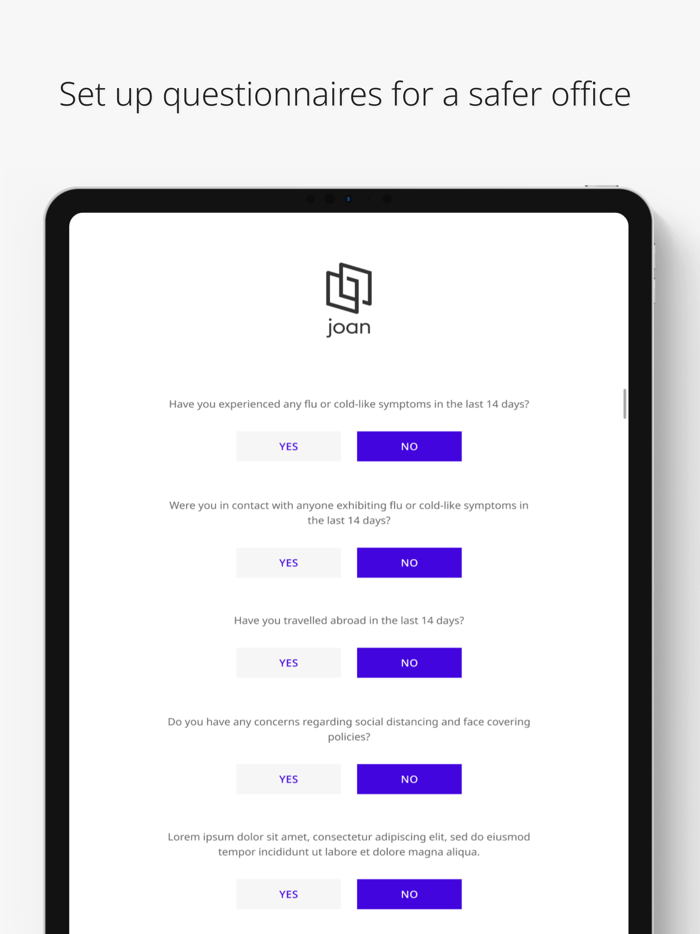 Joan - Workplace Management