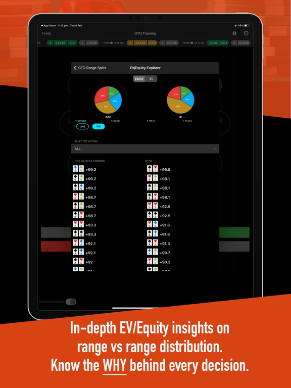 Postflop+ GTO Poker Trainerのおすすめ画像5