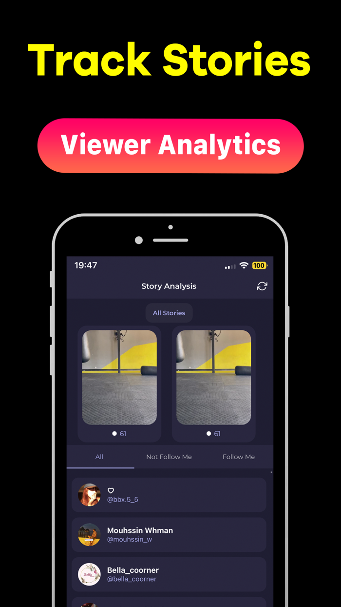 iReports followers analysis