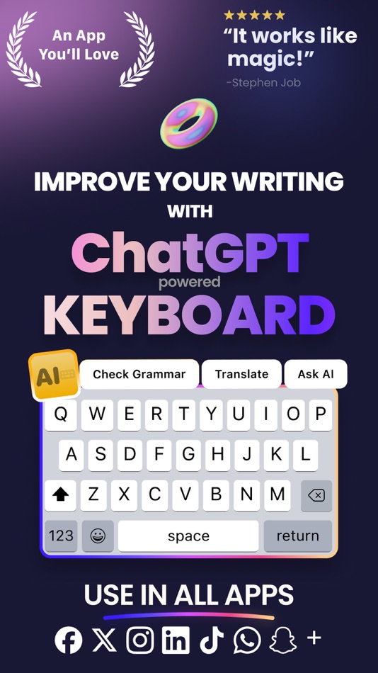 Transforma tu escritura con KeyAI: Un asistente de escritura impulsado por IA para iOS
