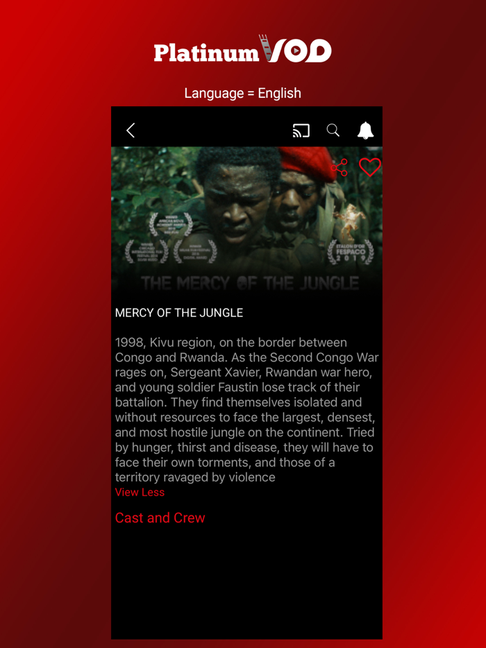 Platinum Vod  Films and Series