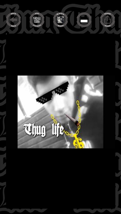 Thug life photo stickersのおすすめ画像2