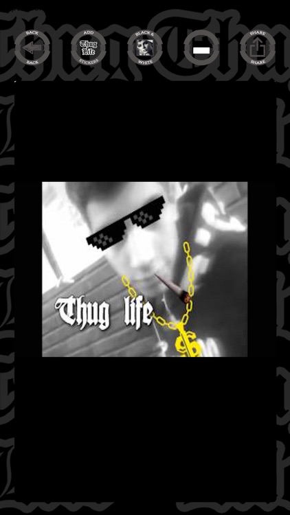 Thug Life photo stickers