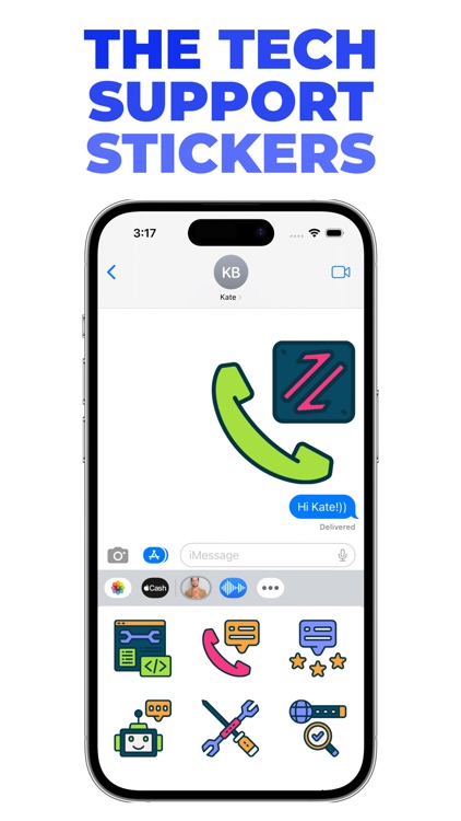 The Tech Support stickers