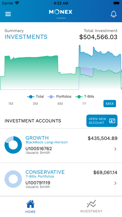 Monex Investor Screenshot