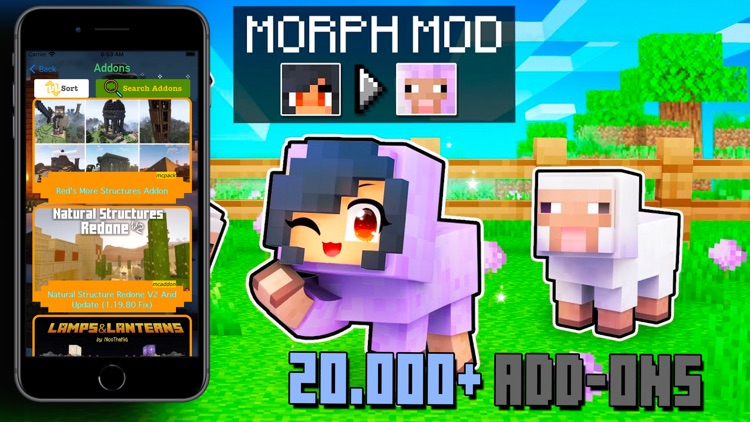 Morph Add-ons for Minecraft PE