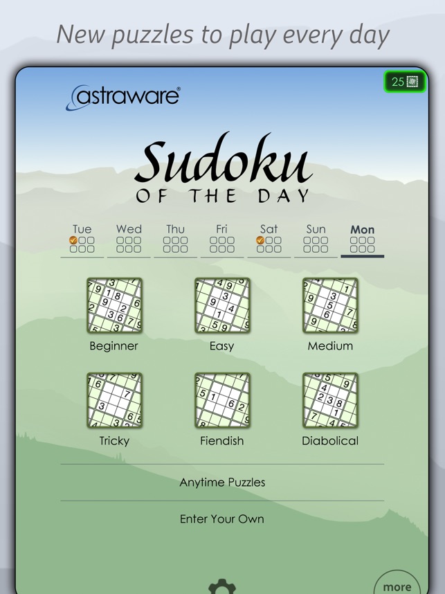 Free Diabolical Puzzles - Sudoku Of The Day