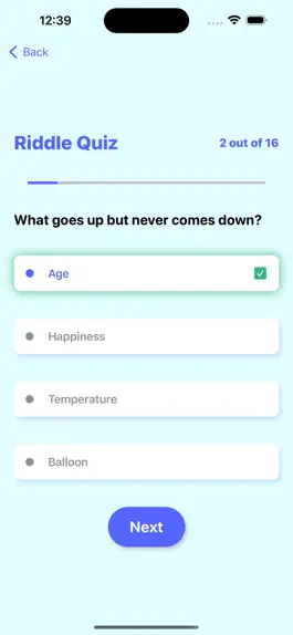 Game screenshot Riddle Quiz－Trivia Logic Fun hack