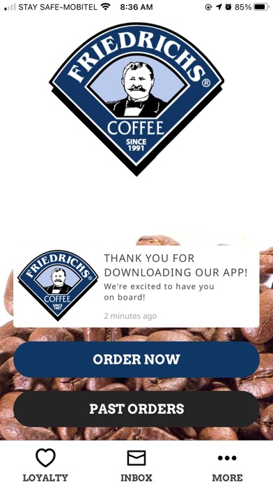 Friedrichs Coffee Screenshot