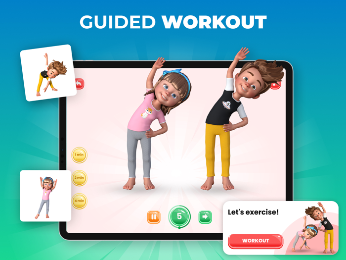 Kids Workout Exercise at Home