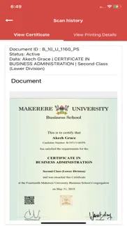 How to cancel & delete makerere university seqr scan 1