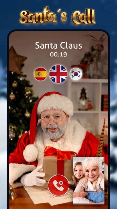 Christmas Santa Video Call Screenshot