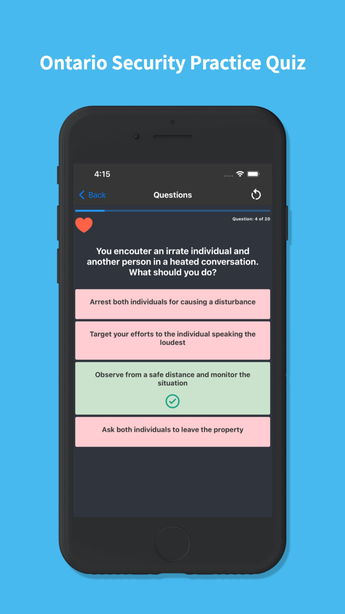 Ontario Security Practice Quiz