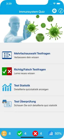 Game screenshot Immunsystem Quiz mod apk